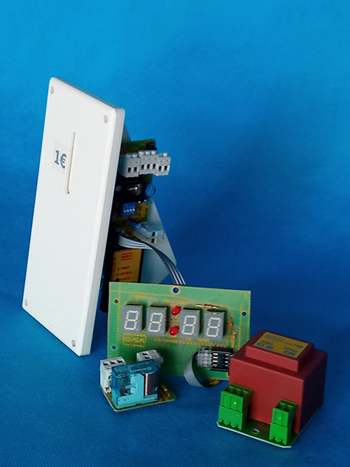 Controllo servizio a tempo CARAIBI - Gettoniera in kit PER LAVATRICE (COD. E42400020) Controllo servizio a tempo CARAIBI - Gettoniera in kit PER LAVATRICE (COD. E42400020)